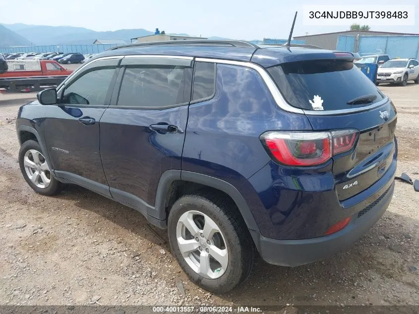 3C4NJDBB9JT398483 2018 Jeep Compass Latitude 4X4