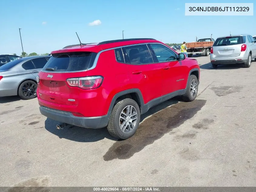 3C4NJDBB6JT112329 2018 Jeep Compass Latitude 4X4