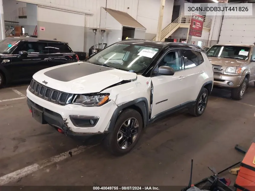 3C4NJDDB3JT441826 2018 Jeep Compass Trailhawk 4X4