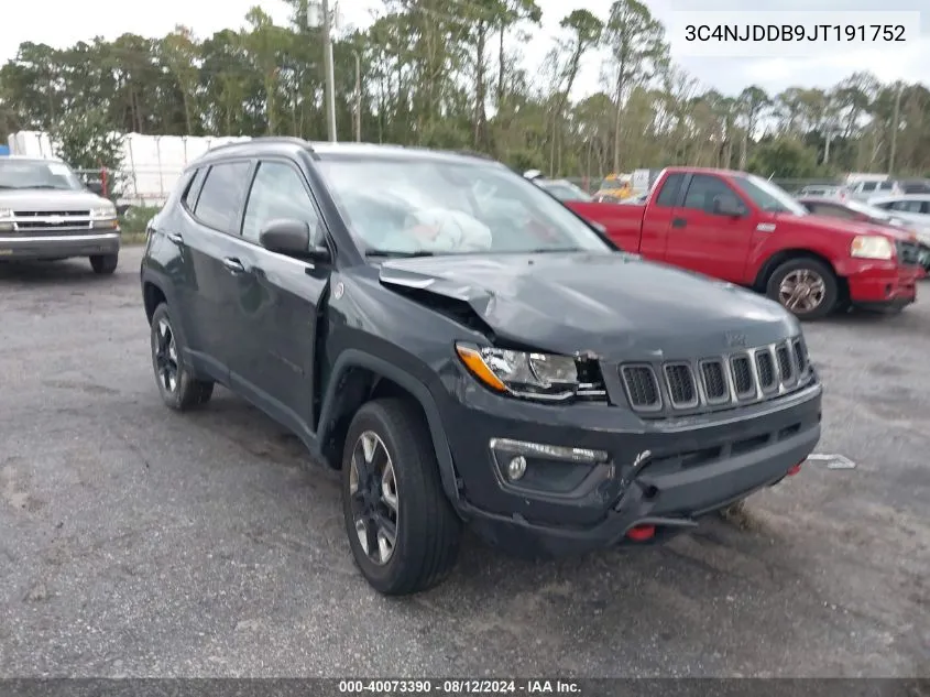 3C4NJDDB9JT191752 2018 Jeep Compass Trailhawk 4X4