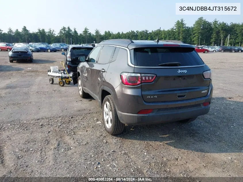 3C4NJDBB4JT315672 2018 Jeep Compass Latitude