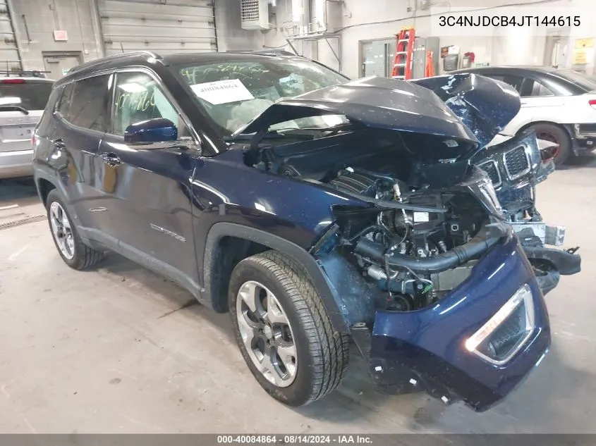 3C4NJDCB4JT144615 2018 Jeep Compass Limited 4X4