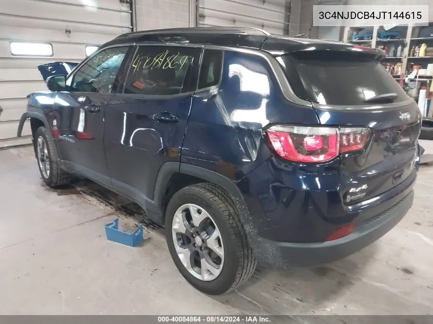 3C4NJDCB4JT144615 2018 Jeep Compass Limited 4X4