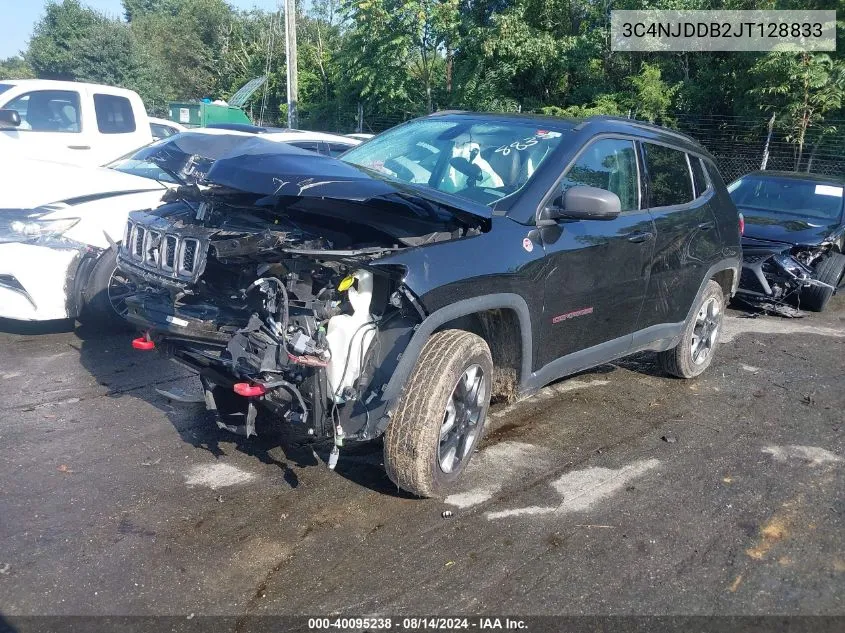 2018 Jeep Compass Trailhawk 4X4 VIN: 3C4NJDDB2JT128833 Lot: 40095238