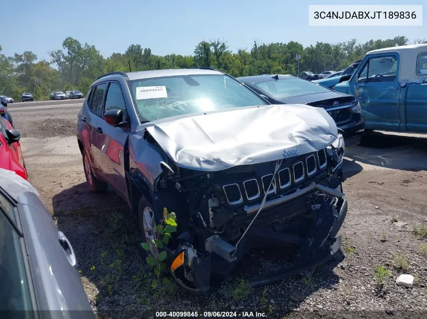 3C4NJDABXJT189836 2018 Jeep Compass Sport 4X4