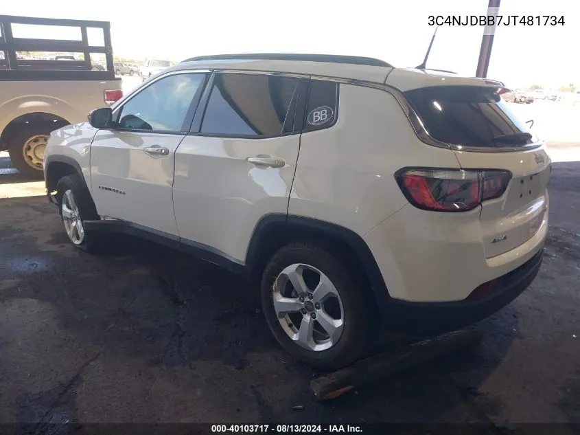 3C4NJDBB7JT481734 2018 Jeep Compass Latitude 4X4