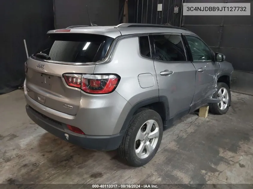 2018 Jeep Compass Latitude 4X4 VIN: 3C4NJDBB9JT127732 Lot: 40113317