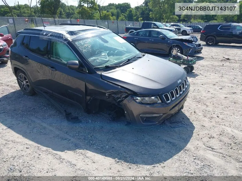 3C4NJDBB0JT143107 2018 Jeep Compass Latitude