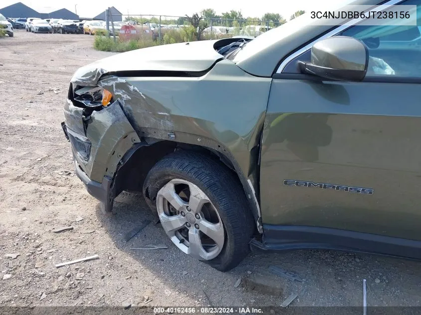 3C4NJDBB6JT238156 2018 Jeep Compass Latitude 4X4