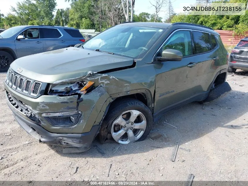 3C4NJDBB6JT238156 2018 Jeep Compass Latitude 4X4