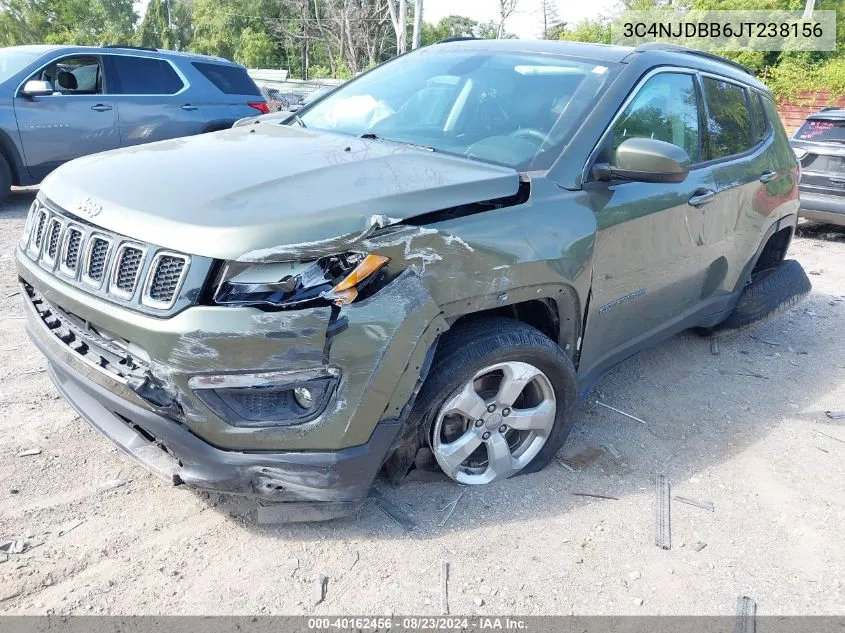 3C4NJDBB6JT238156 2018 Jeep Compass Latitude 4X4