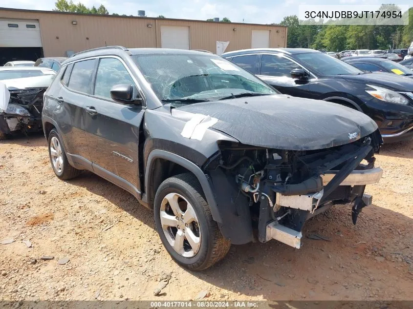 2018 Jeep Compass Latitude 4X4 VIN: 3C4NJDBB9JT174954 Lot: 40177014