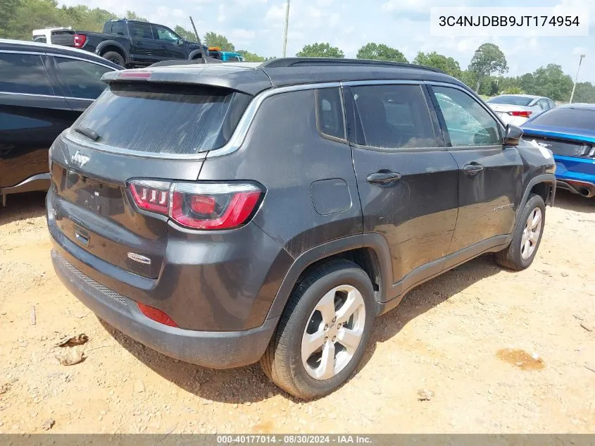 2018 Jeep Compass Latitude 4X4 VIN: 3C4NJDBB9JT174954 Lot: 40177014