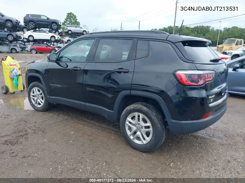 3C4NJDAB0JT213531 2018 Jeep Compass Sport 4X4