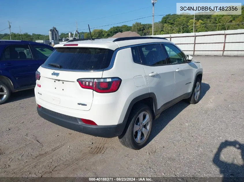 3C4NJDBB6JT482356 2018 Jeep Compass Latitude 4X4