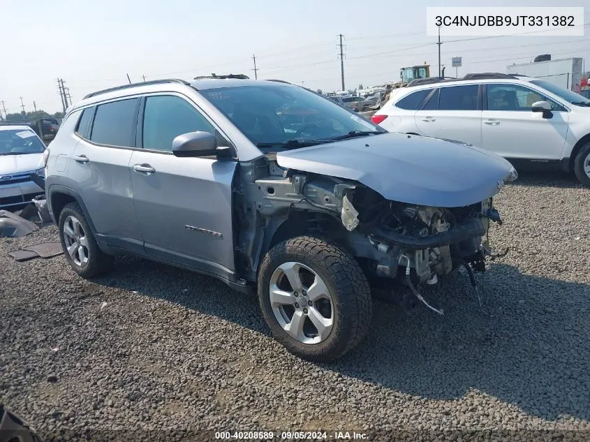 2018 Jeep Compass Latitude 4X4 VIN: 3C4NJDBB9JT331382 Lot: 40208589