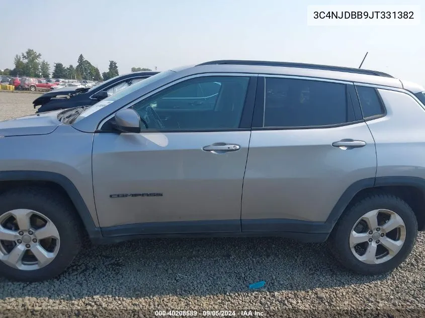 2018 Jeep Compass Latitude 4X4 VIN: 3C4NJDBB9JT331382 Lot: 40208589