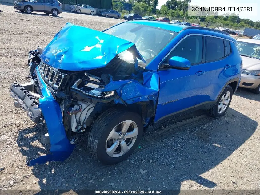 3C4NJDBB4JT147581 2018 Jeep Compass Latitude 4X4