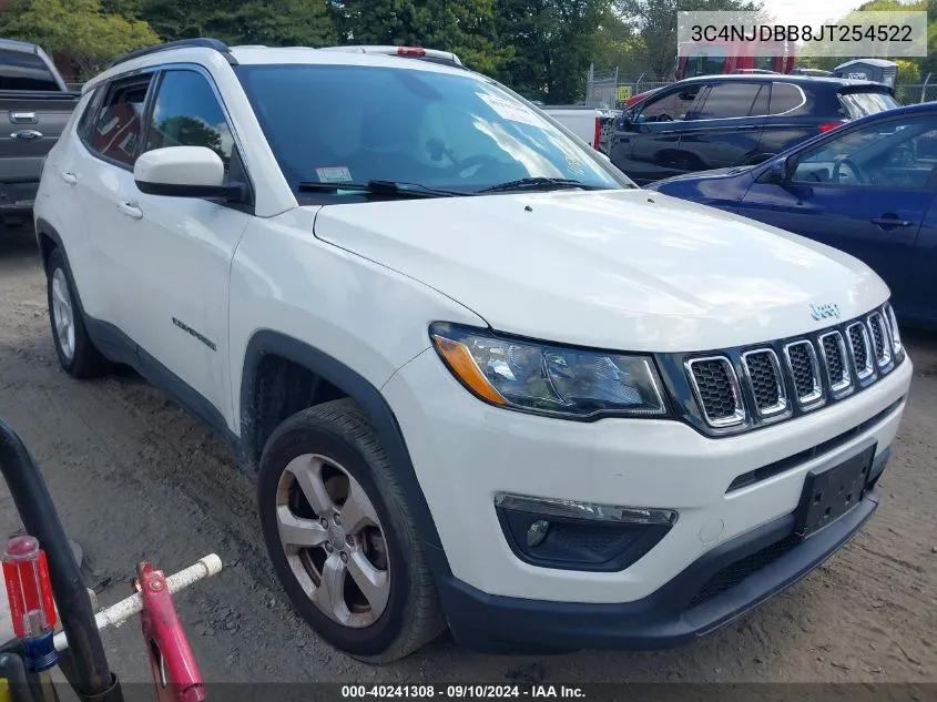 3C4NJDBB8JT254522 2018 Jeep Compass Latitude 4X4