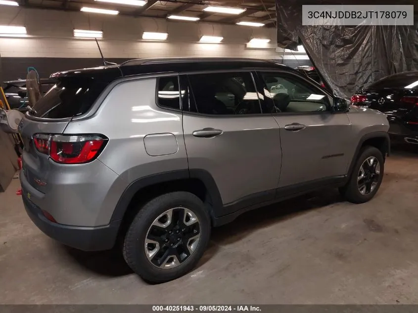 2018 Jeep Compass Trailhawk 4X4 VIN: 3C4NJDDB2JT178079 Lot: 40251943