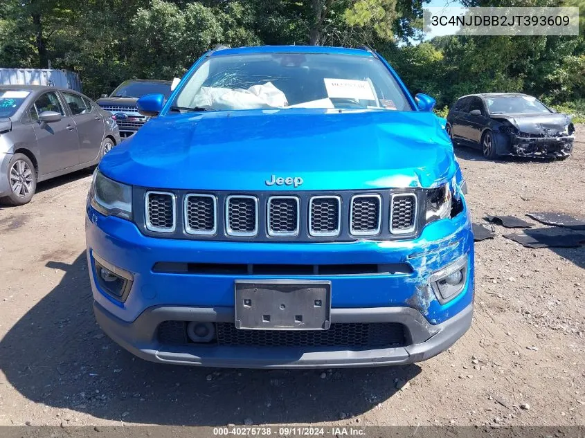 2018 Jeep Compass Latitude 4X4 VIN: 3C4NJDBB2JT393609 Lot: 40275738