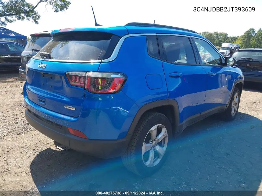 2018 Jeep Compass Latitude 4X4 VIN: 3C4NJDBB2JT393609 Lot: 40275738