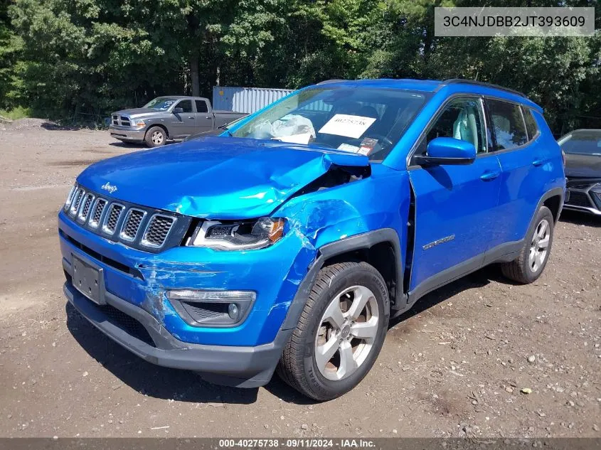 2018 Jeep Compass Latitude 4X4 VIN: 3C4NJDBB2JT393609 Lot: 40275738