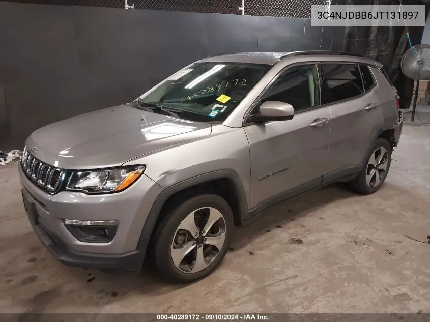 2018 Jeep Compass Latitude 4X4 VIN: 3C4NJDBB6JT131897 Lot: 40289172