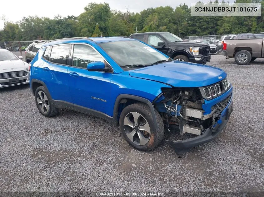 2018 Jeep Compass Latitude 4X4 VIN: 3C4NJDBB3JT101675 Lot: 40291013