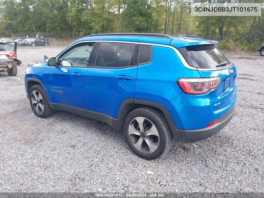 2018 Jeep Compass Latitude 4X4 VIN: 3C4NJDBB3JT101675 Lot: 40291013