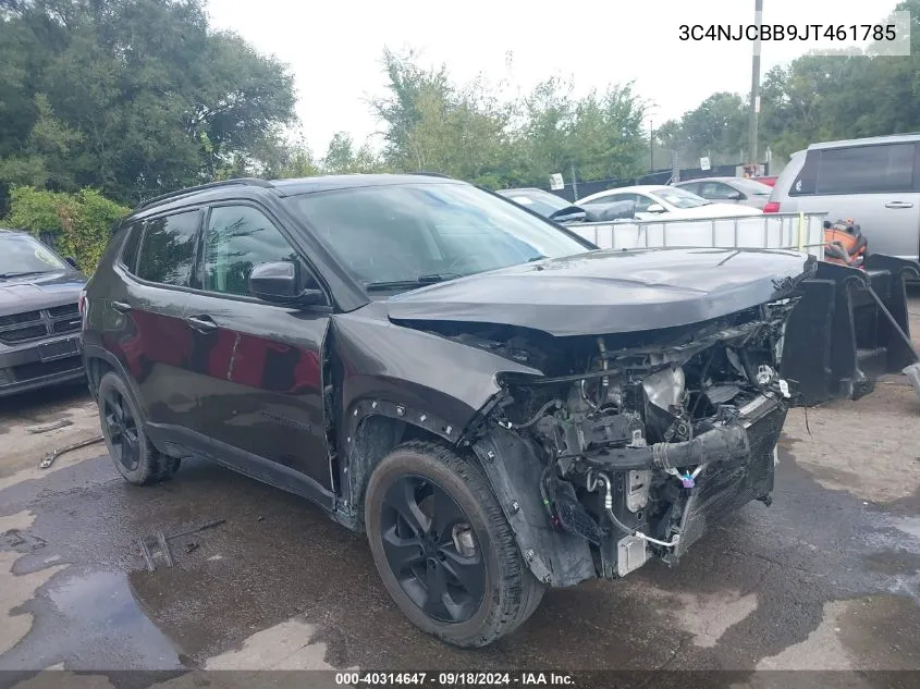 2018 Jeep Compass Altitude Fwd VIN: 3C4NJCBB9JT461785 Lot: 40314647