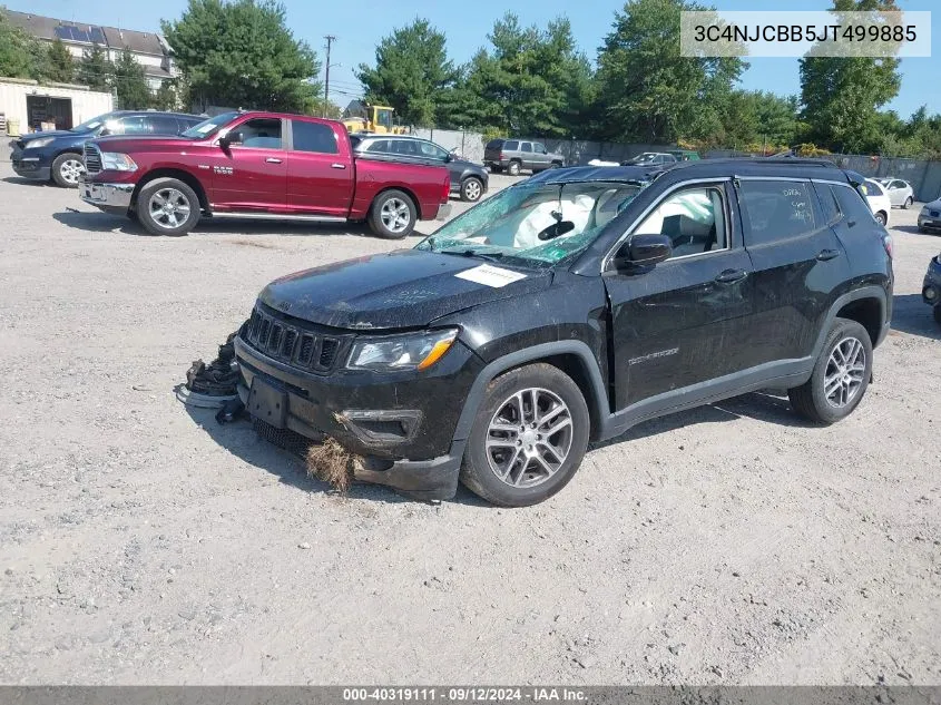 2018 Jeep Compass Sun And Wheel Fwd VIN: 3C4NJCBB5JT499885 Lot: 40319111