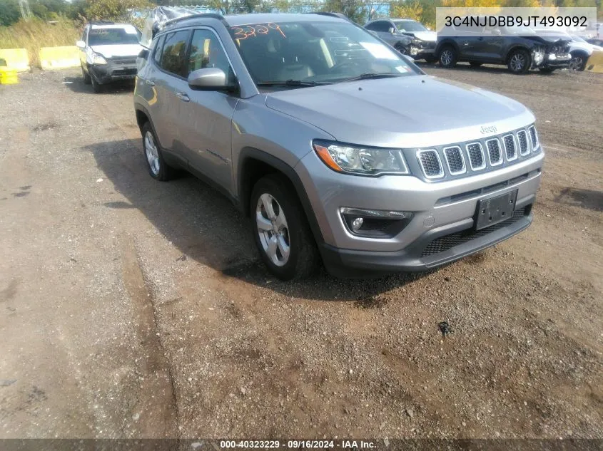 2018 Jeep Compass Latitude 4X4 VIN: 3C4NJDBB9JT493092 Lot: 40323229