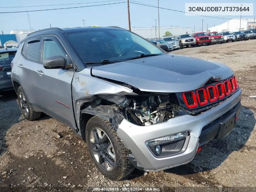 2018 Jeep Compass Trailhawk 4X4 VIN: 3C4NJDDB7JT373644 Lot: 40326618