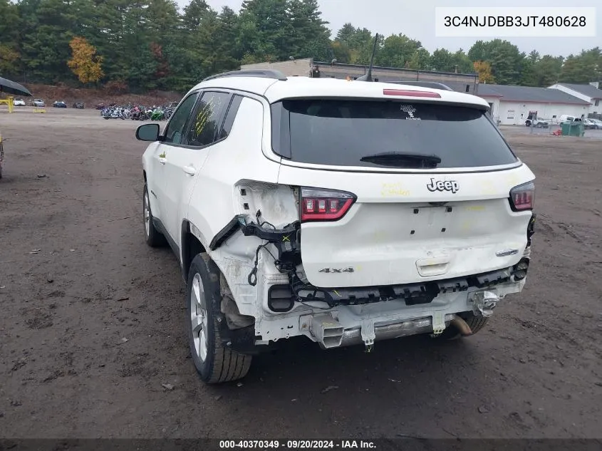 2018 Jeep Compass Latitude 4X4 VIN: 3C4NJDBB3JT480628 Lot: 40370349