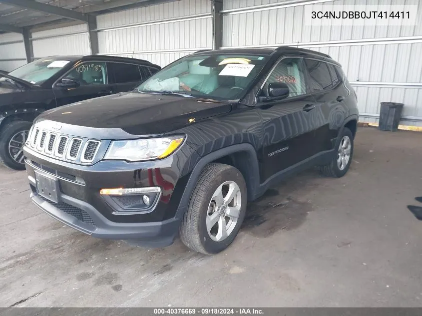 3C4NJDBB0JT414411 2018 Jeep Compass Latitude 4X4