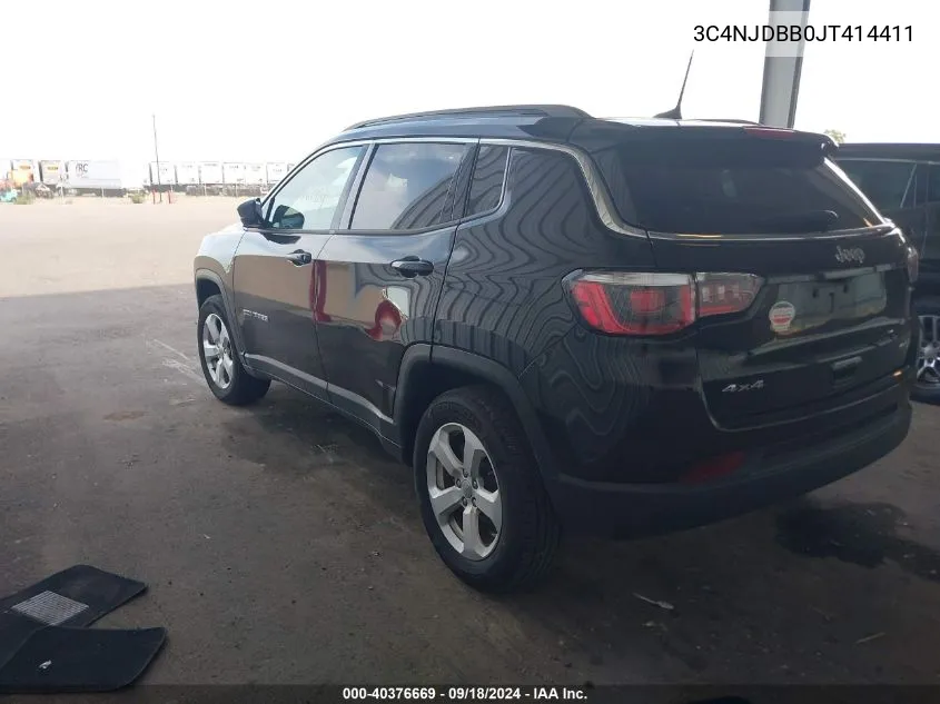 3C4NJDBB0JT414411 2018 Jeep Compass Latitude 4X4