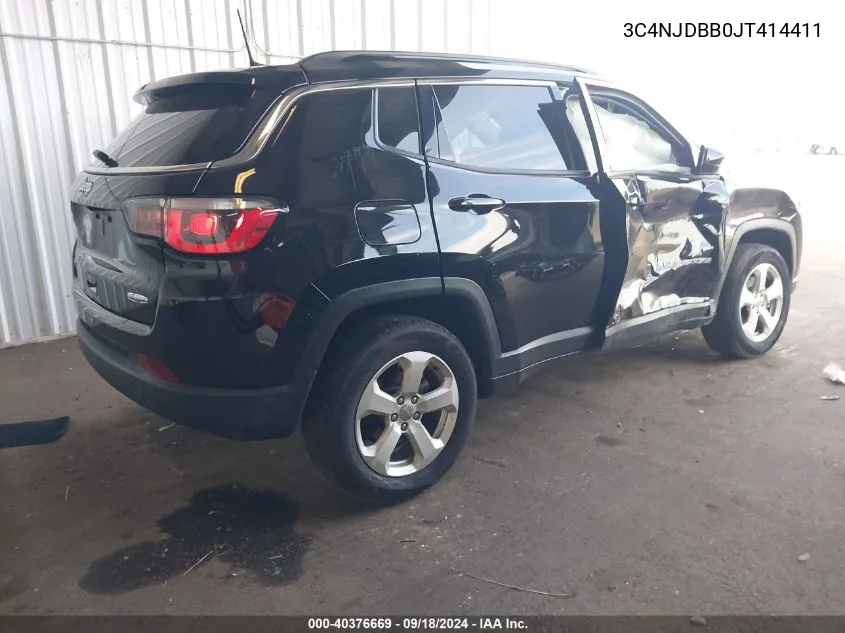 3C4NJDBB0JT414411 2018 Jeep Compass Latitude 4X4