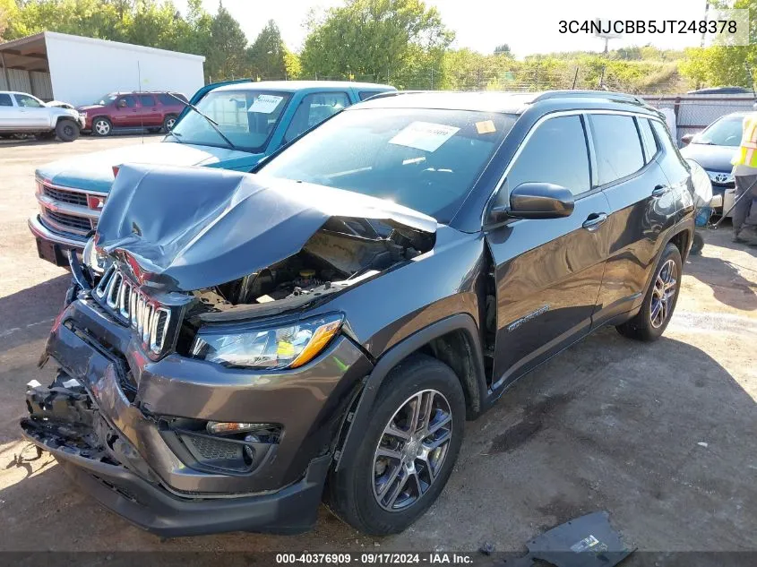 3C4NJCBB5JT248378 2018 Jeep Compass Latitude Fwd