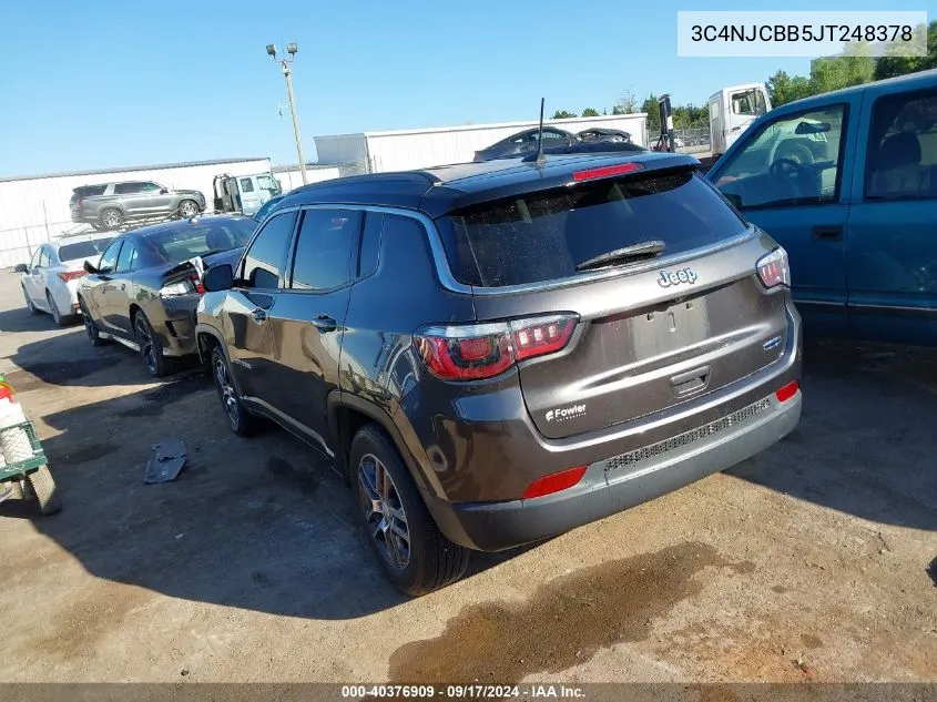 3C4NJCBB5JT248378 2018 Jeep Compass Latitude Fwd