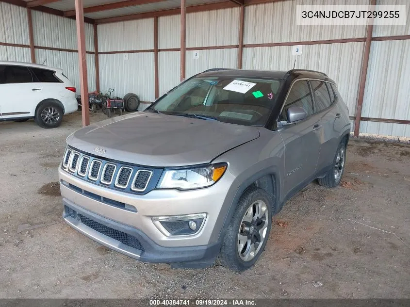 2018 Jeep Compass Limited 4X4 VIN: 3C4NJDCB7JT299255 Lot: 40384741