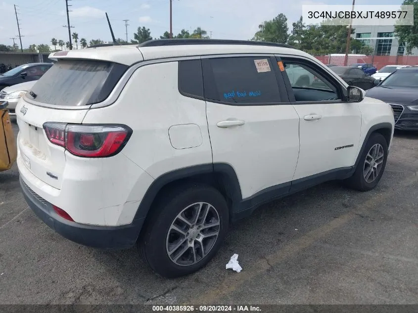 2018 Jeep Compass Sun And Wheel Fwd VIN: 3C4NJCBBXJT489577 Lot: 40385926