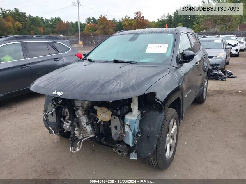 2018 Jeep Compass Latitude 4X4 VIN: 3C4NJDBB3JT307093 Lot: 40464258