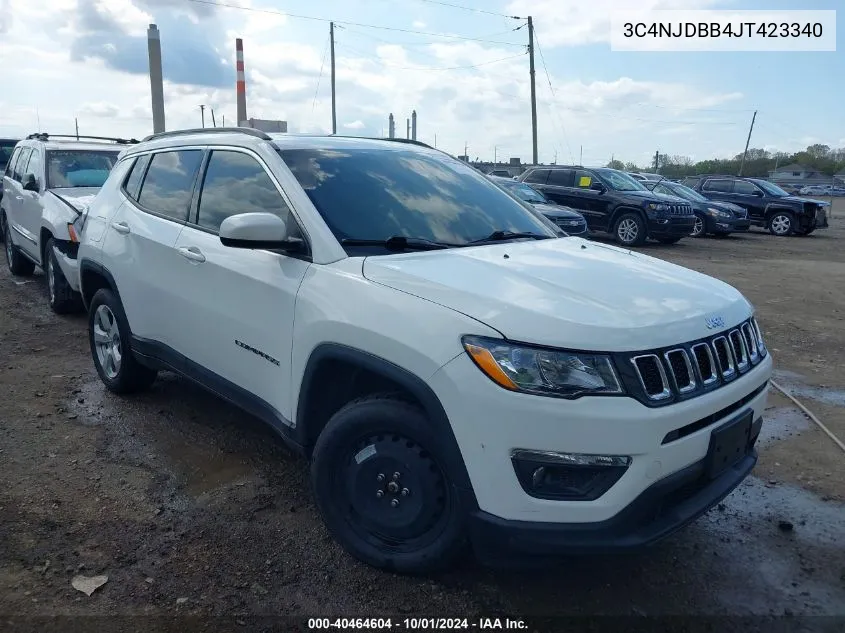 2018 Jeep Compass Latitude 4X4 VIN: 3C4NJDBB4JT423340 Lot: 40464604