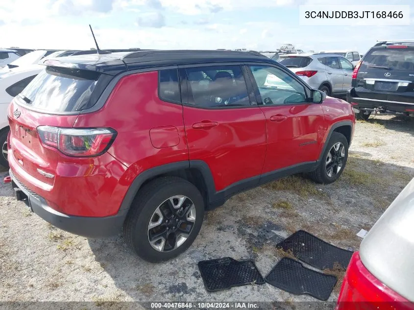 2018 Jeep Compass Trailhawk 4X4 VIN: 3C4NJDDB3JT168466 Lot: 40476848