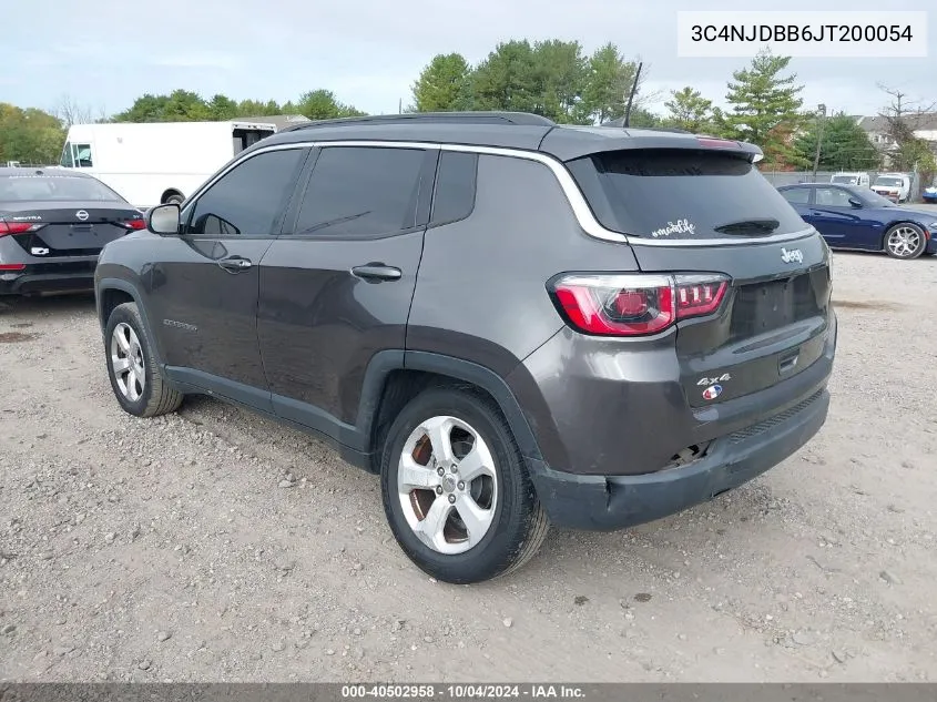 3C4NJDBB6JT200054 2018 Jeep Compass Latitude 4X4