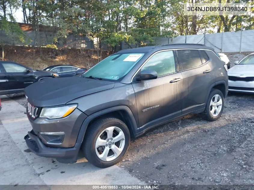 2018 Jeep Compass Latitude 4X4 VIN: 3C4NJDBB9JT398340 Lot: 40519853