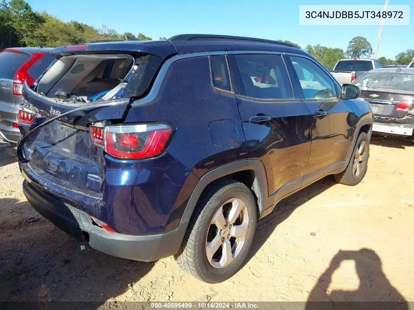 2018 Jeep Compass Latitude 4X4 VIN: 3C4NJDBB5JT348972 Lot: 40595499