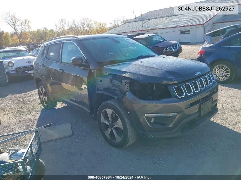 2018 Jeep Compass Latitude 4X4 VIN: 3C4NJDBB8JT262927 Lot: 40657964