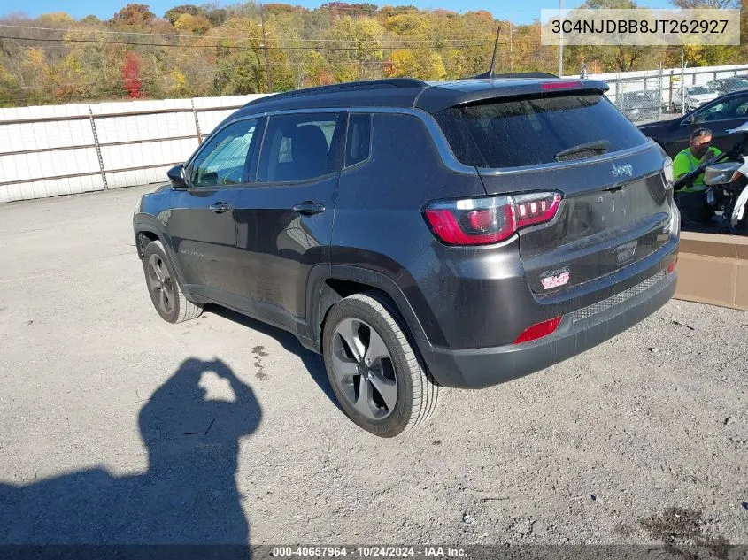 2018 Jeep Compass Latitude 4X4 VIN: 3C4NJDBB8JT262927 Lot: 40657964